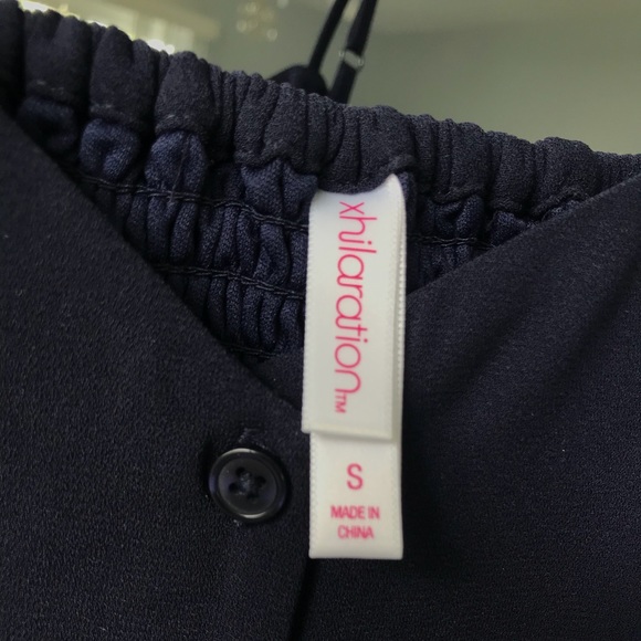 Navy Blue Romper - Picture 3 of 3